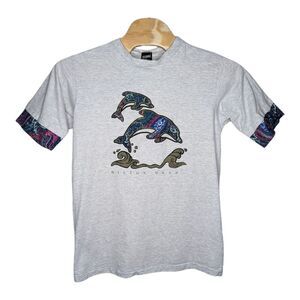 Vintage Hilton Head SC T Shirt‎ Size Large Dolphins Made in USA Single Stitch